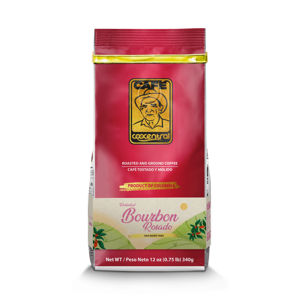 CAFÉ BOURBON ROSADO  - 340g - Café Coocentral